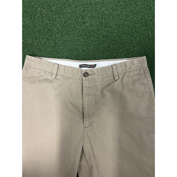 Dockers D2 Khaki Pants Mens Size 33x32 Chino Straight Leg 100% Cotton - Picture 3 of 8